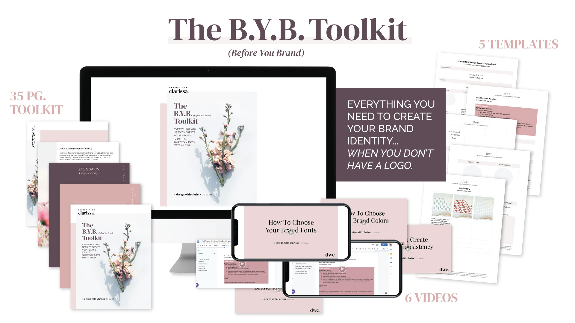 The B.Y.B. (Before You Brand) Toolkit - Design With Clarissa • OKC ...